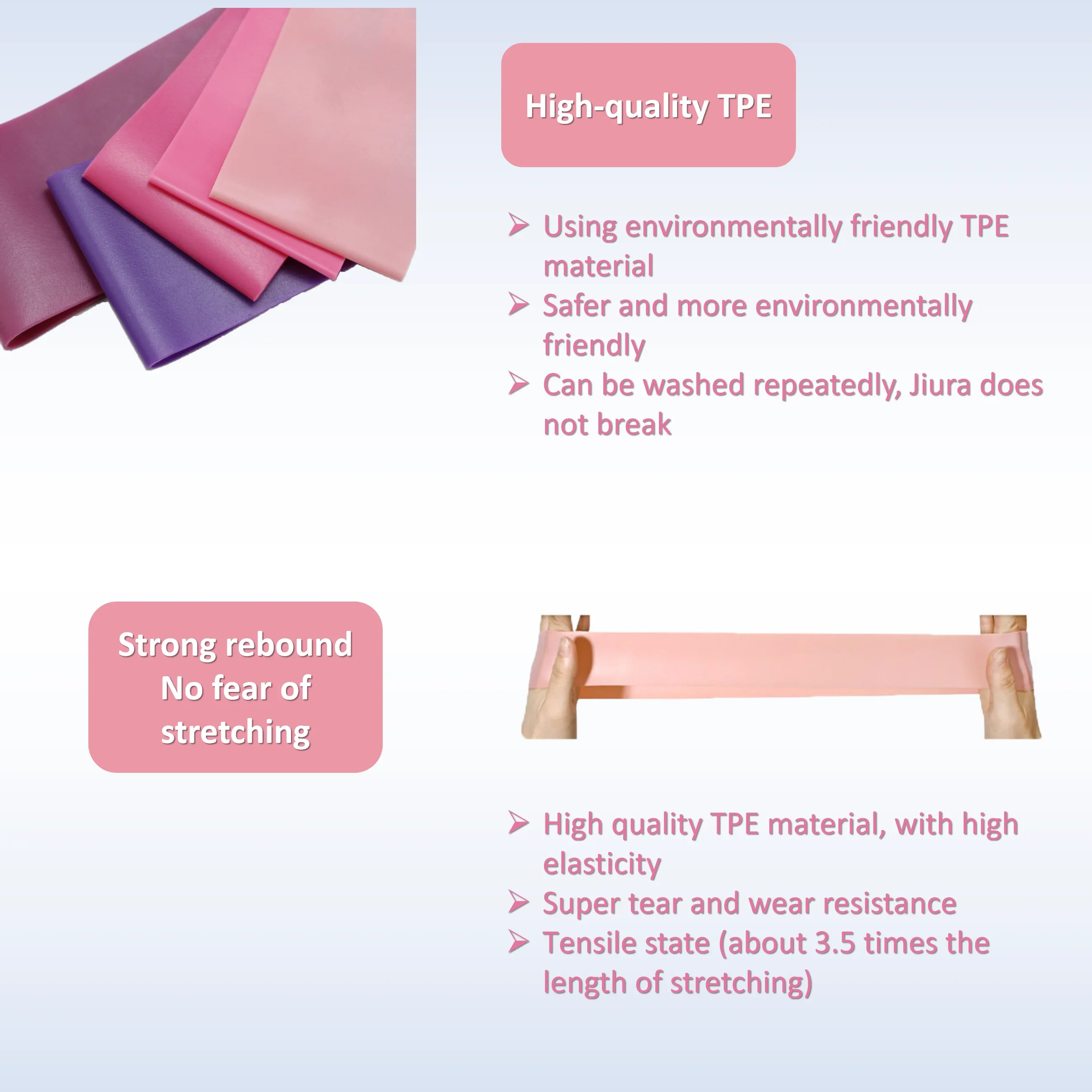 Resistance Loop Mini Band - 2026 Custom Wholesale Pink Gradient Mini