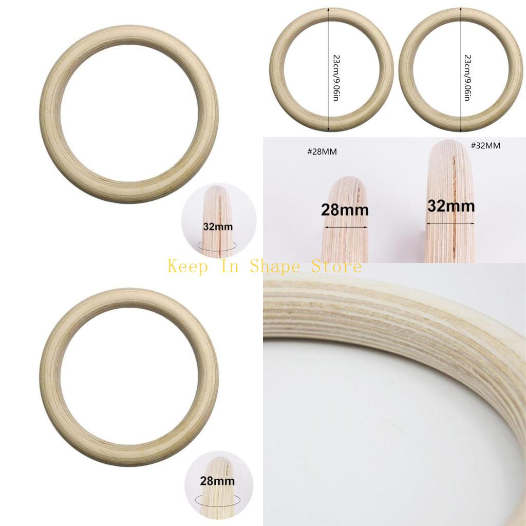 Gymnastic Rings Wooden - U1JC 1Pc Gym Rings, Gymnastic Rings