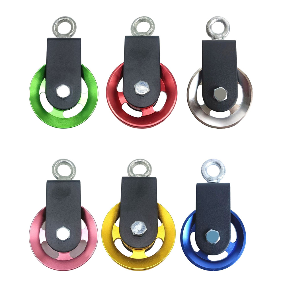 Home Gym Cable Pulley System - Aluminum Alloy 88mm Pulley Wheel for