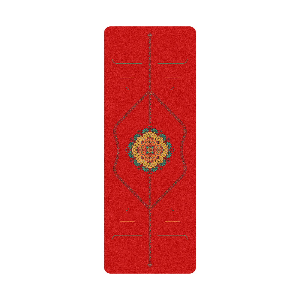 Gymnastics Mat Thick - Zen Rhyme Frosted Pu Natural Rubber