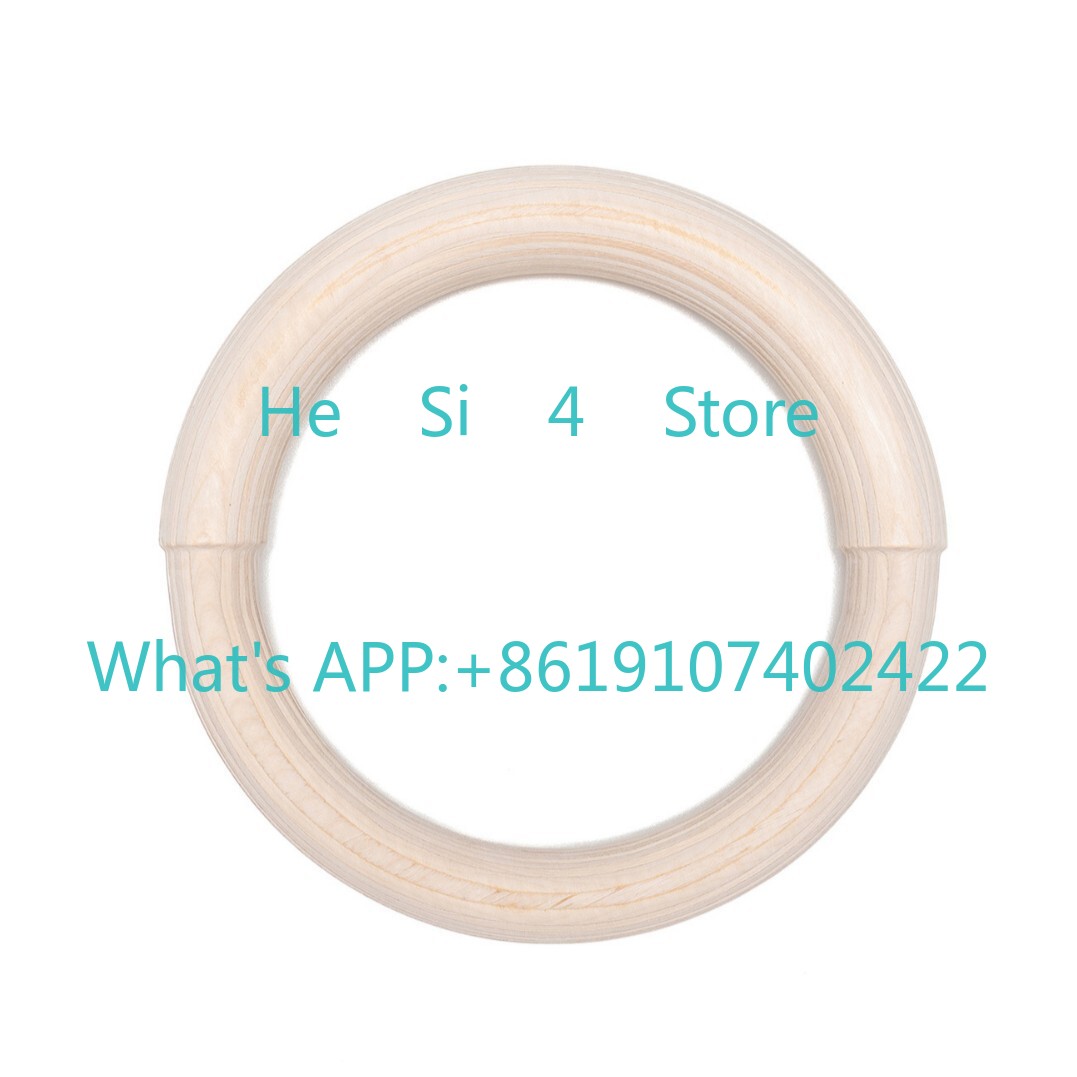 Gymnastic Rings Wooden - Bearing Birch Double Size Ring Wooden