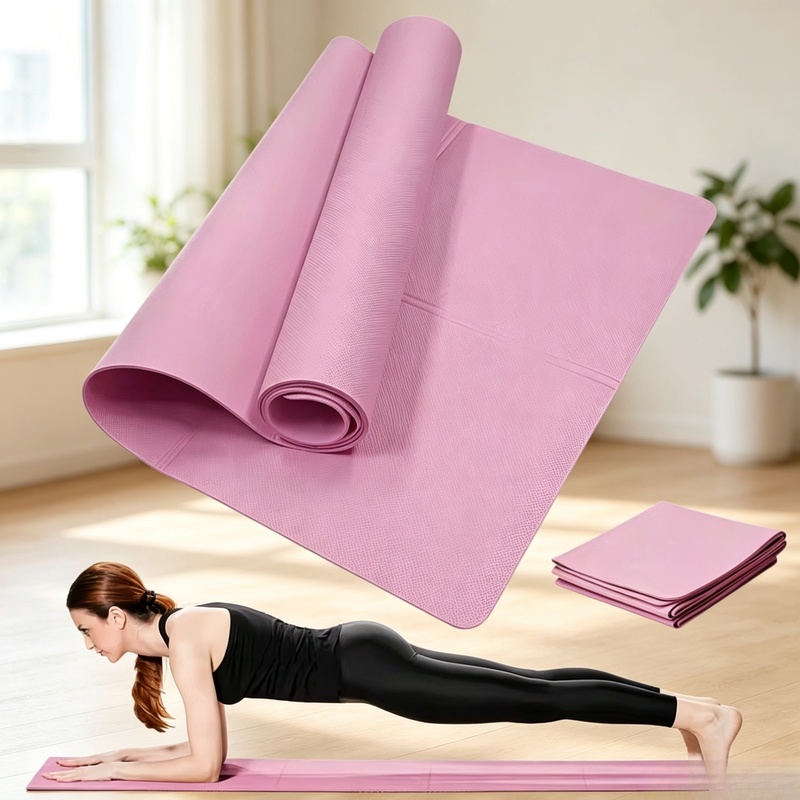 Home Gym On Carpet - 3/4/6mm Thick Non Slip Yoga Mat,
