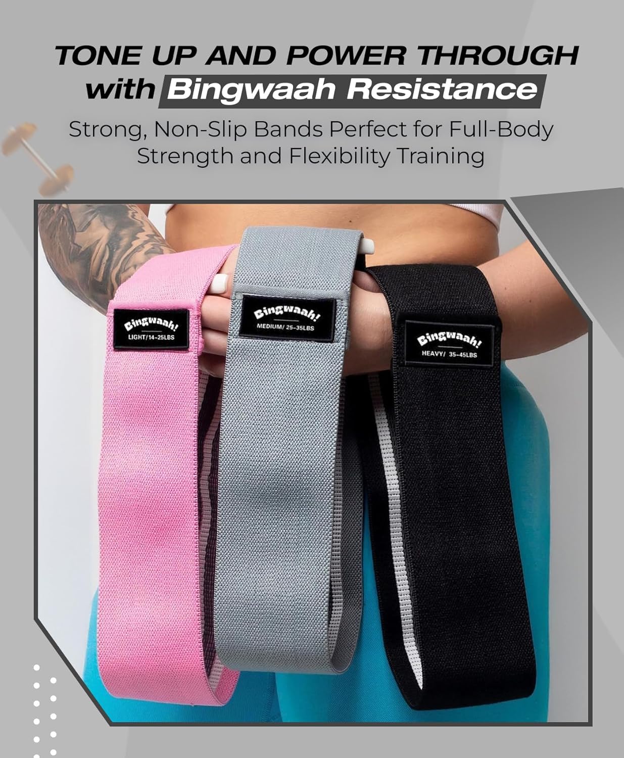 Fabric Resistance Bands for Wo - Resistance Loop Mini Band 评论和价格