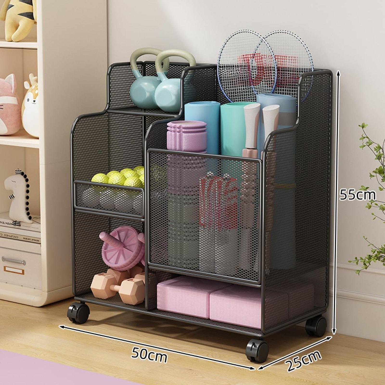 Sports Equipment Storage Rack  - Home Gym Yoga Mat Storage 评论和价格
