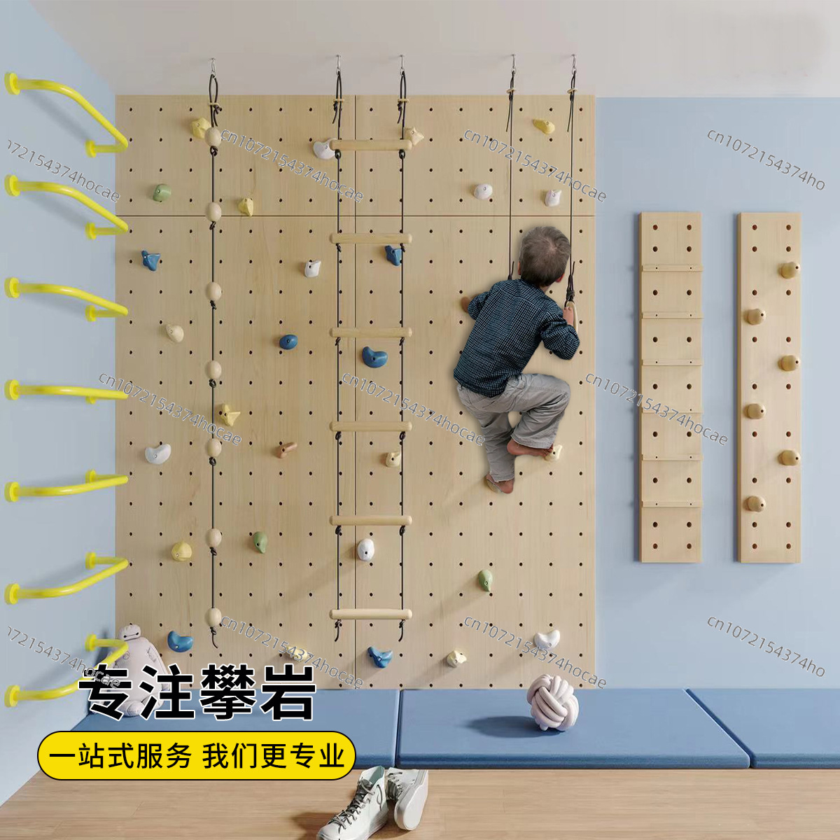 Kids Indoor Wooden Climbing Wa - Gymnastic Rings Wooden 评论和价格