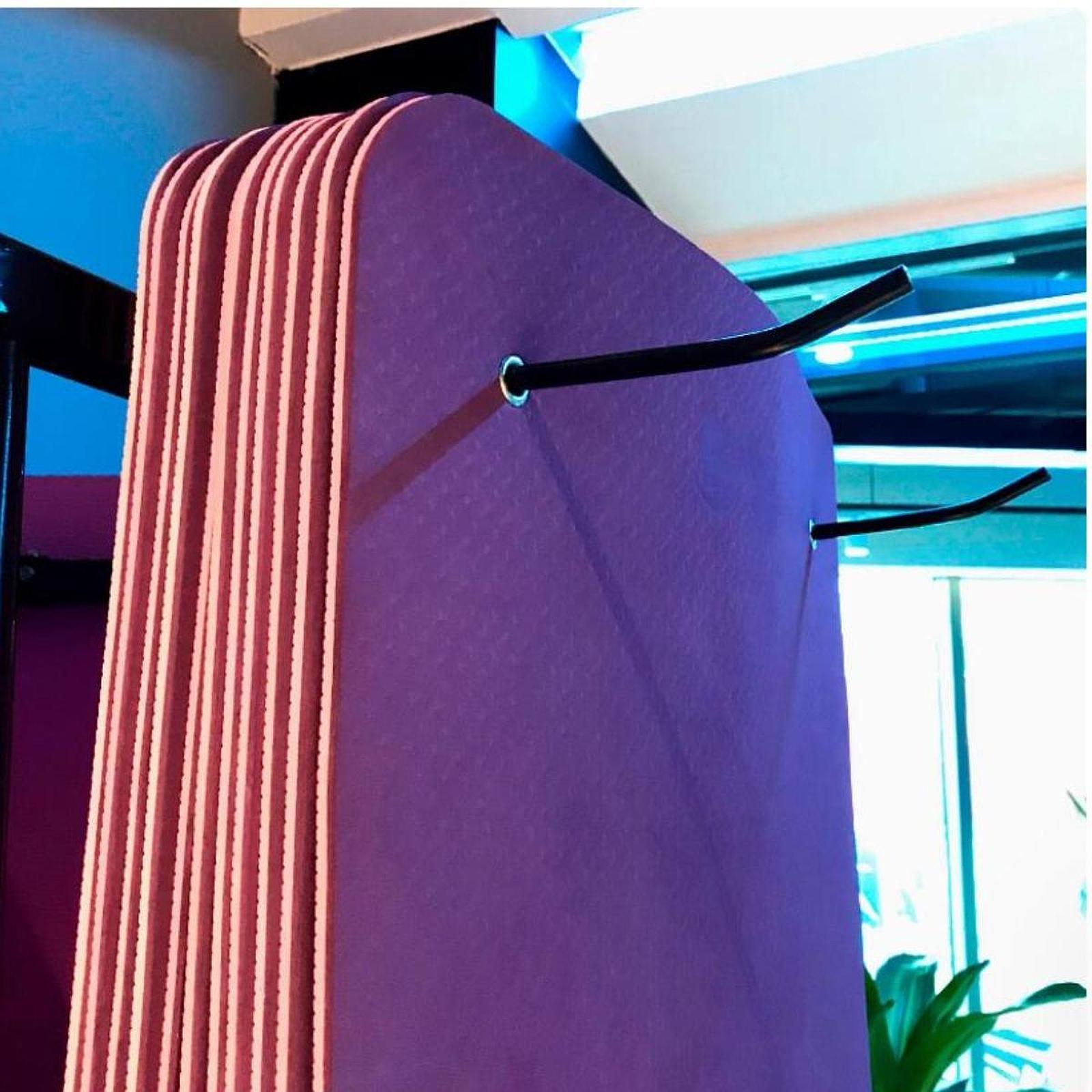 Metal Yoga Mat Holder Wall Mou - Home Gym Yoga Mat Storage 评论和价格