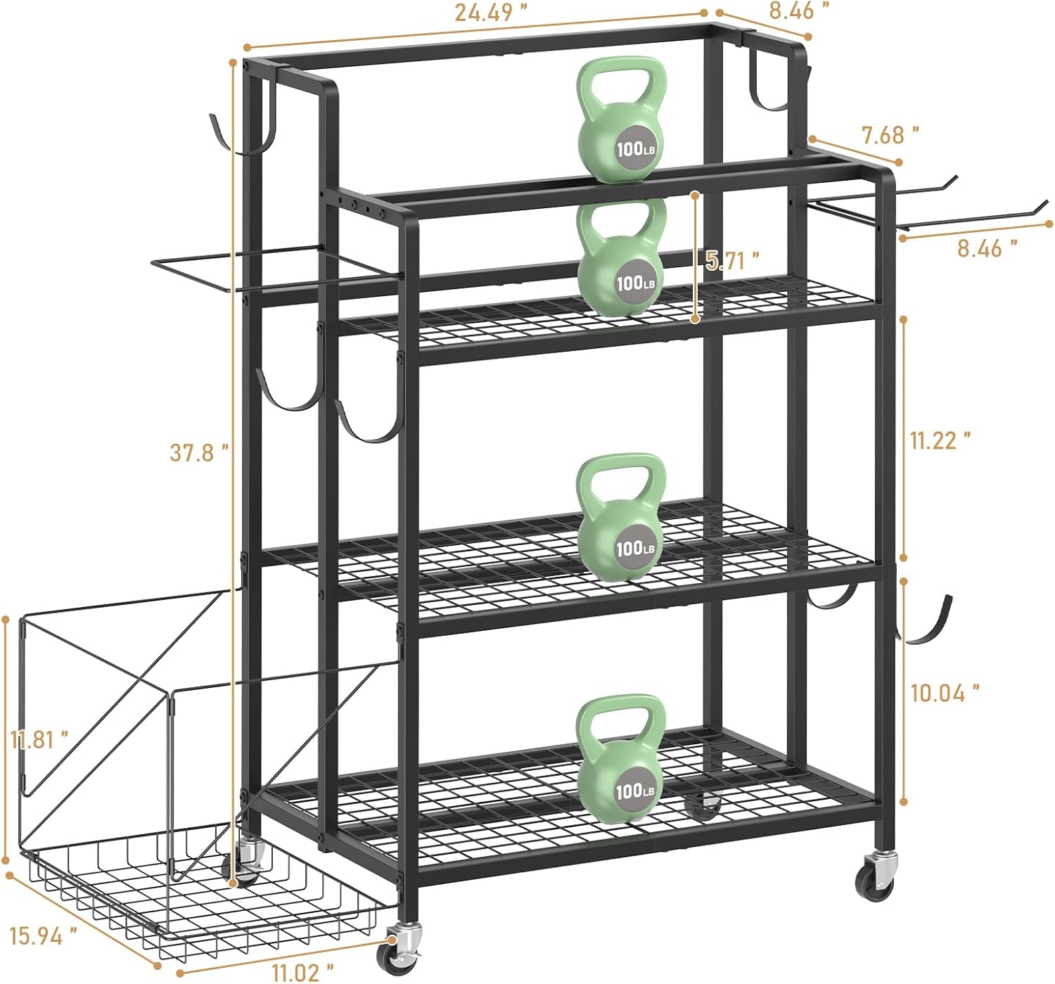 Home Gym Storage, No Material  - Home Gym Usa 评论和价格