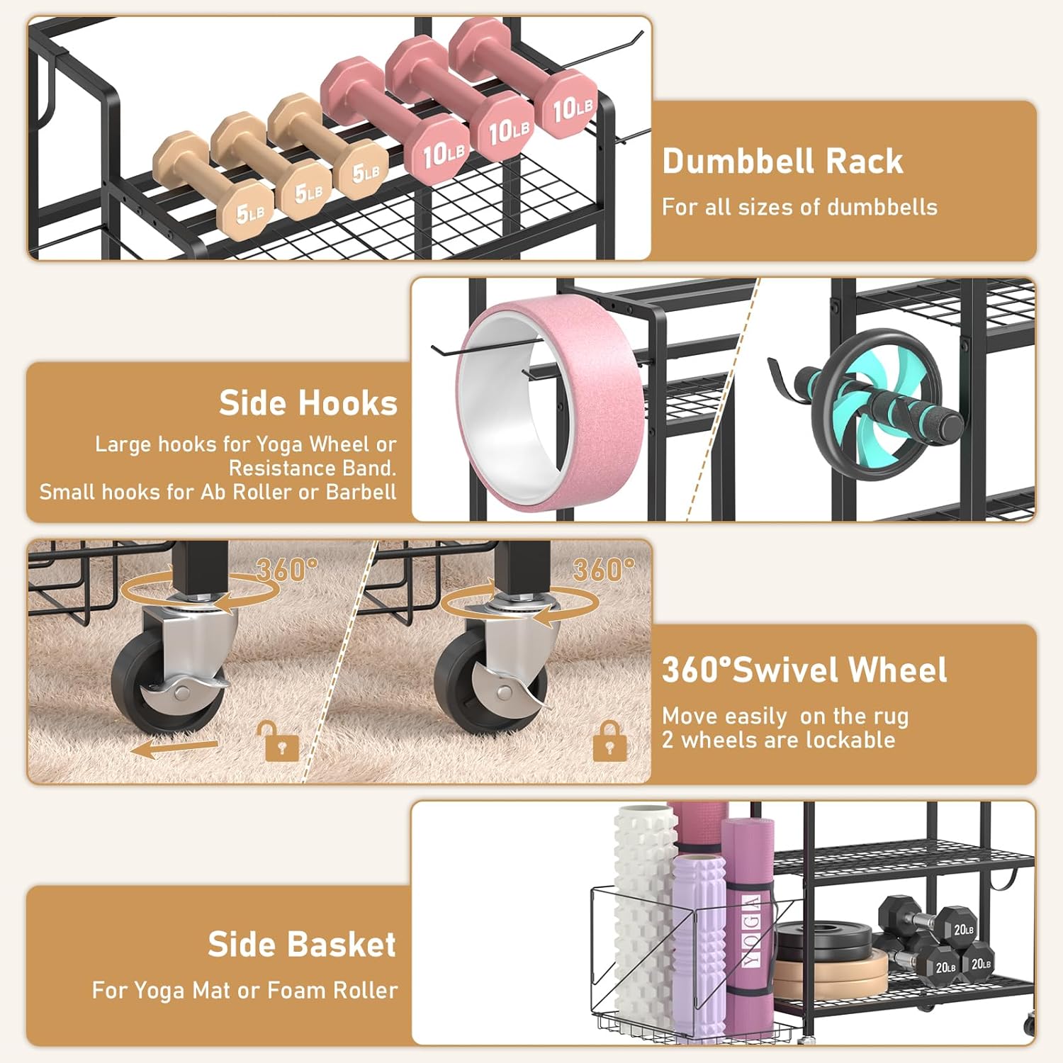 Home Gym Storage, No Material  - Home Gym Usa 评论和价格