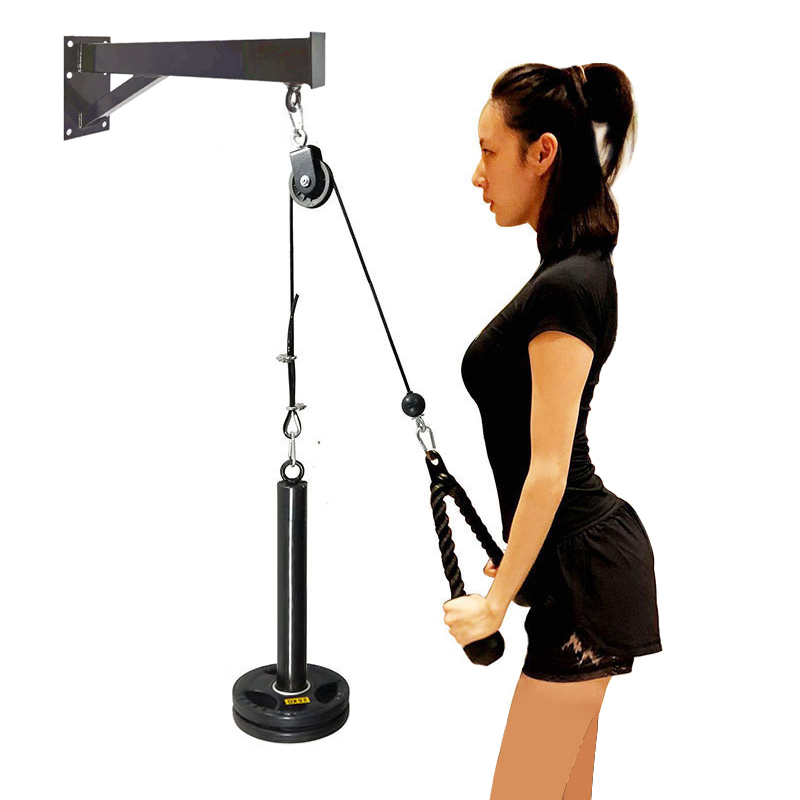 Gym Wall Mounted Fitness DIY P - Home Gym Cable Pulley System 评论和价格