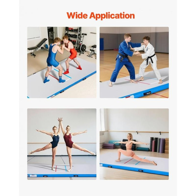 10x5 ft Wrestling Mat Inflatab - Gymnastics Mat Thick 评论和价格