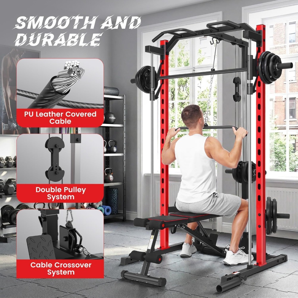 All-in-One Smith Machine Power - Home Gym With Smith Machine 评论和价格