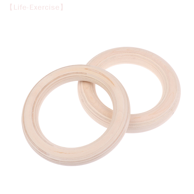 2Pcs/Pairs Wooden Ring Portabl - Gymnastic Rings Wooden 评论和价格