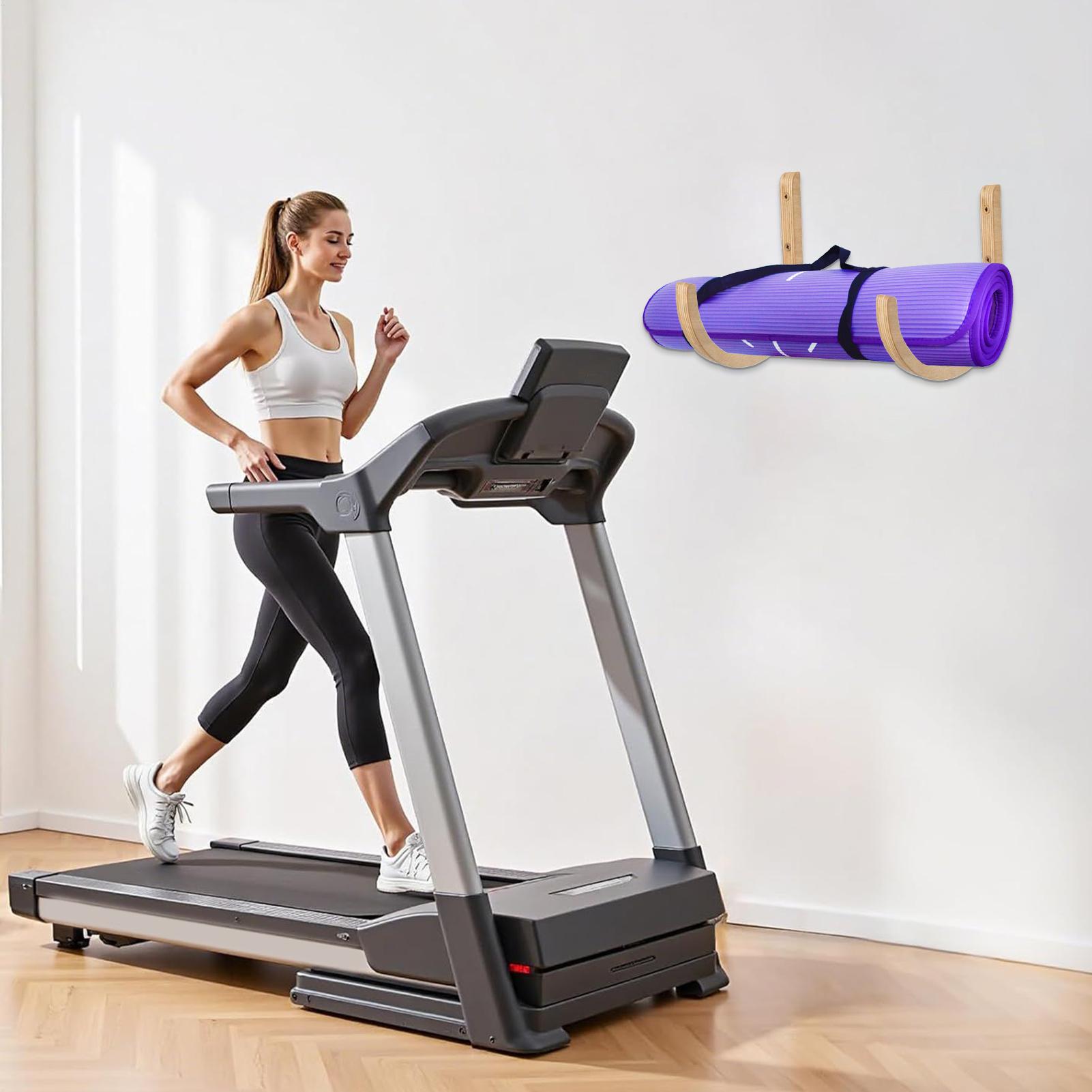Yoga Mat Organizer 2 Pieces Wo - Home Gym Yoga Mat Storage 评论和价格