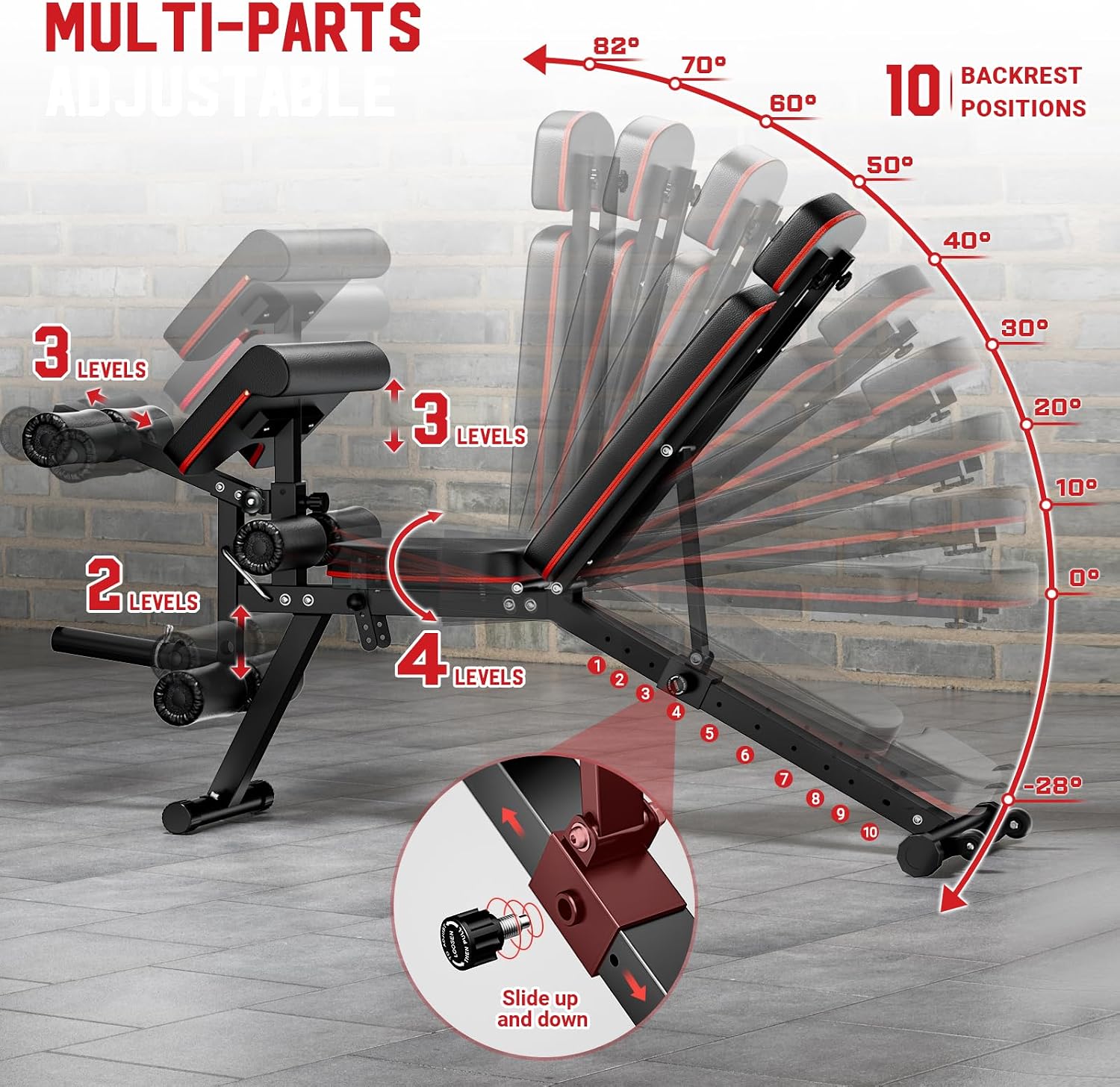 Workout Bench With Leg Extensi - Home Gym Leg Extension 评论和价格