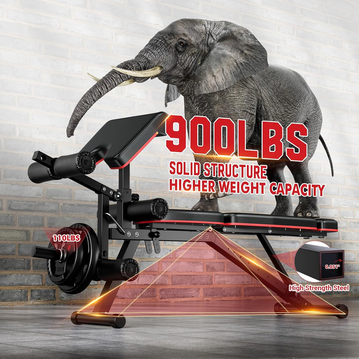 Workout Bench With Leg Extensi - Home Gym Leg Extension 评论和价格