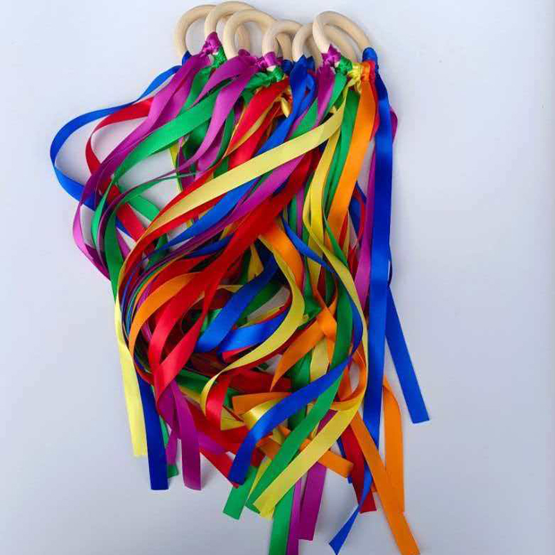 Rainbow Hand Kites Wands Monte - Gymnastic Rings Wooden 评论和价格