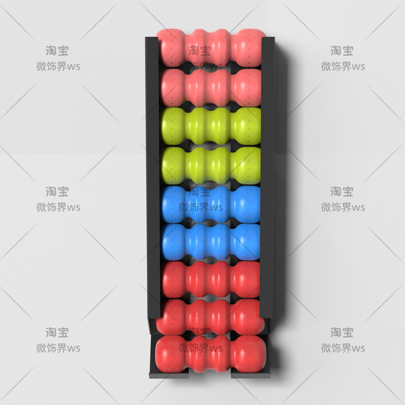‌Wall Mounted Sports Ball Rack - Home Gym Yoga Mat Storage 评论和价格