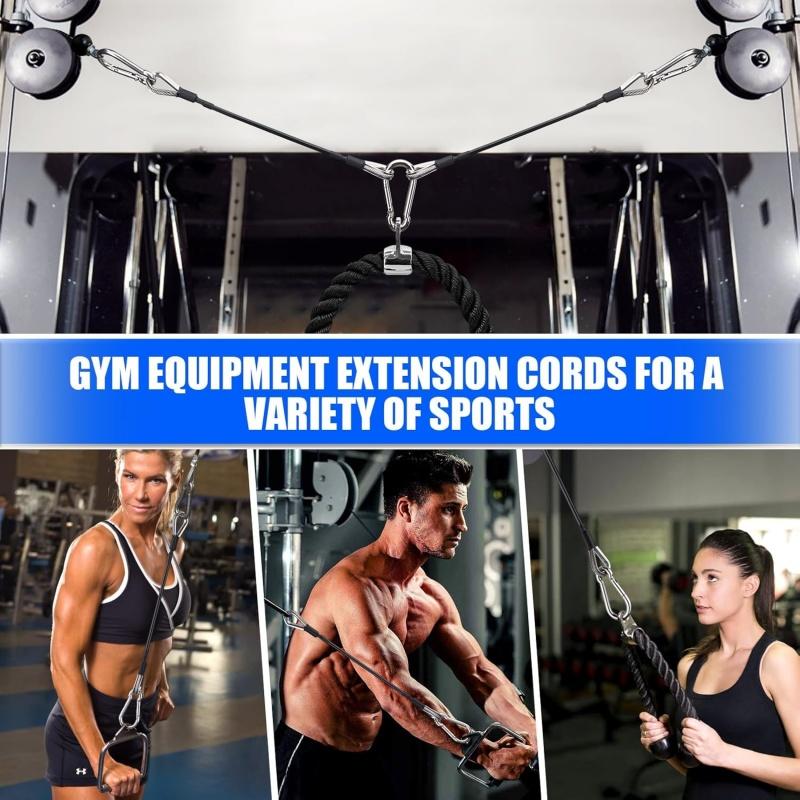 1/2 pcs gym cable extension co - Home Gym Leg Extension 评论和价格