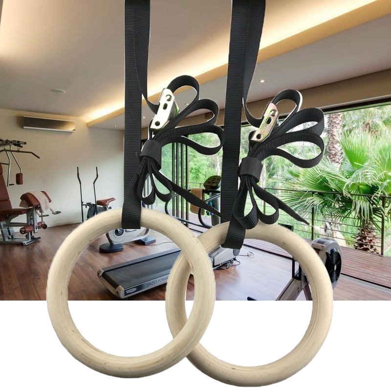 Fitness Gymnastic Rings with A - Gymnastic Rings Wooden 评论和价格