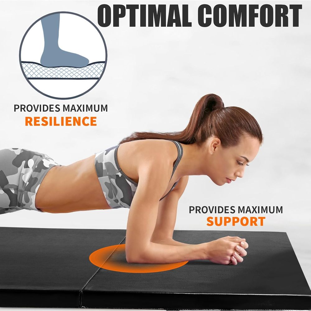 Enhanced 2 Thick Gymnastics Ma - Gymnastics Mat Thick 评论和价格