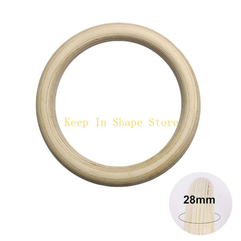 U1JC 1Pc Gym Rings, Gymnastic  - Gymnastic Rings Wooden 评论和价格