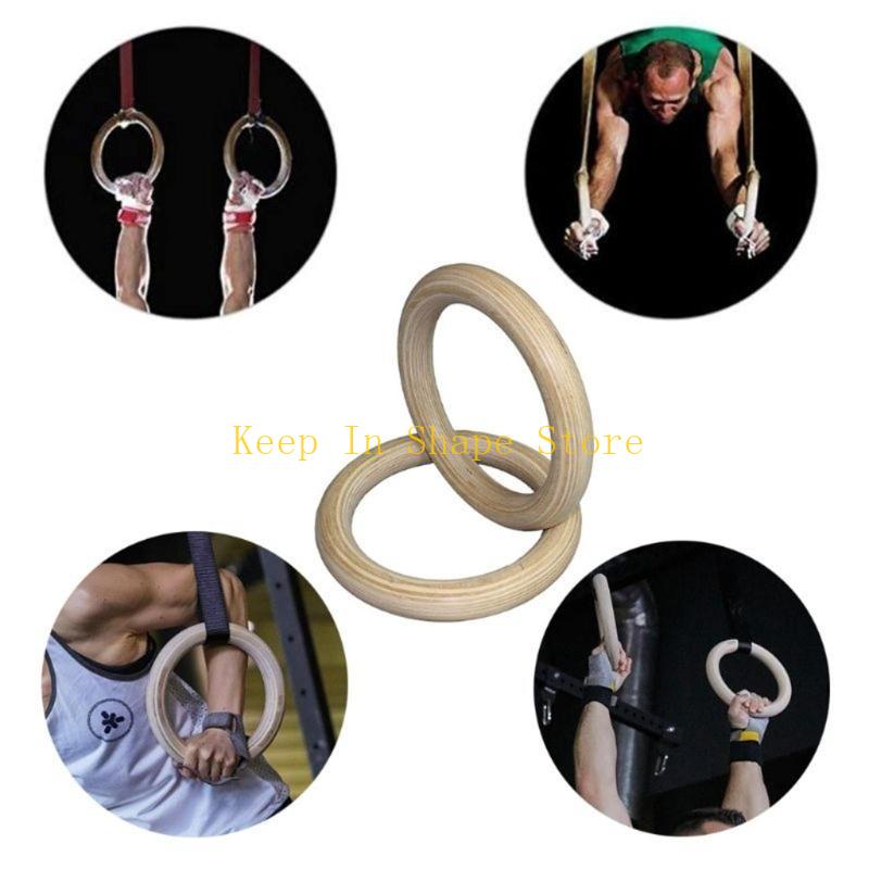 U1JC 1Pc Gym Rings, Gymnastic  - Gymnastic Rings Wooden 评论和价格