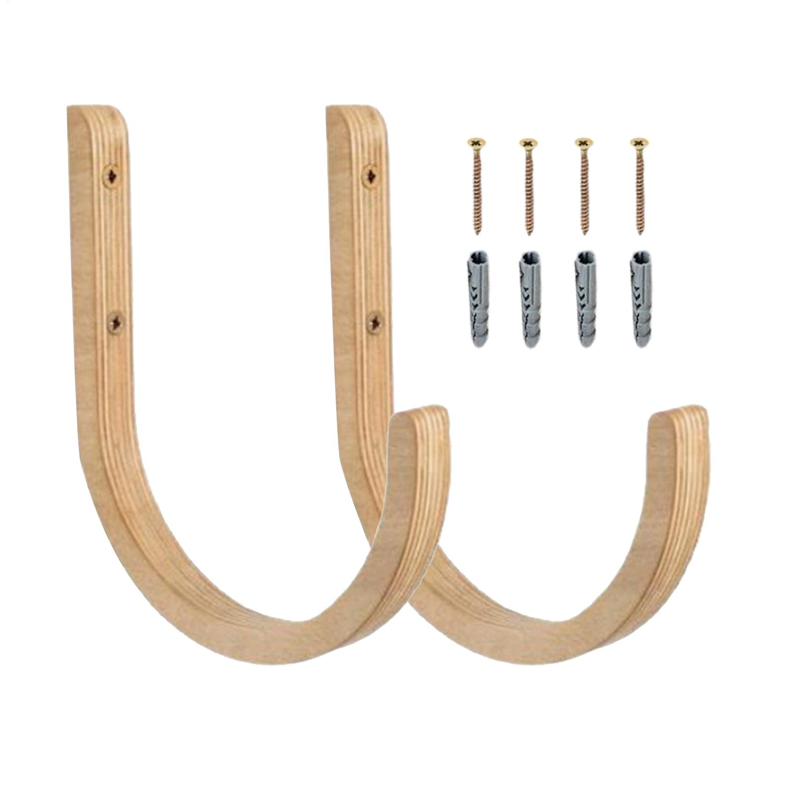 Yoga Mat Holder 2 Pieces Woode - Home Gym Yoga Mat Storage 评论和价格