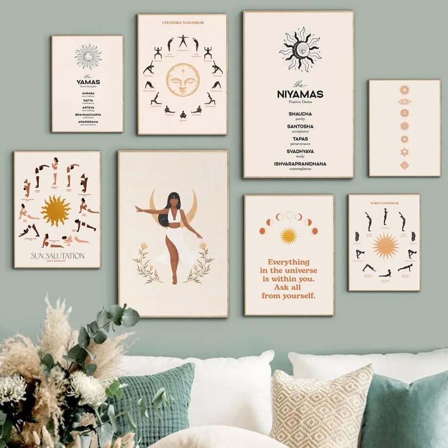 Spiritual Decor Yoga Gym Zen P - Home Gym Zen 评论和价格