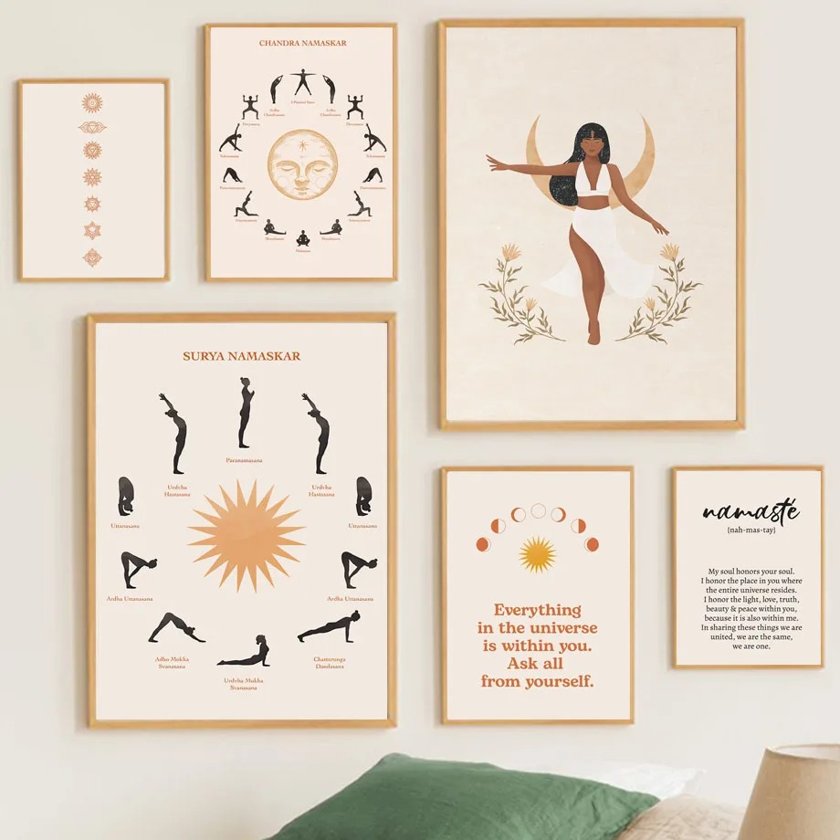 Spiritual Decor Yoga Gym Zen P - Home Gym Zen 评论和价格