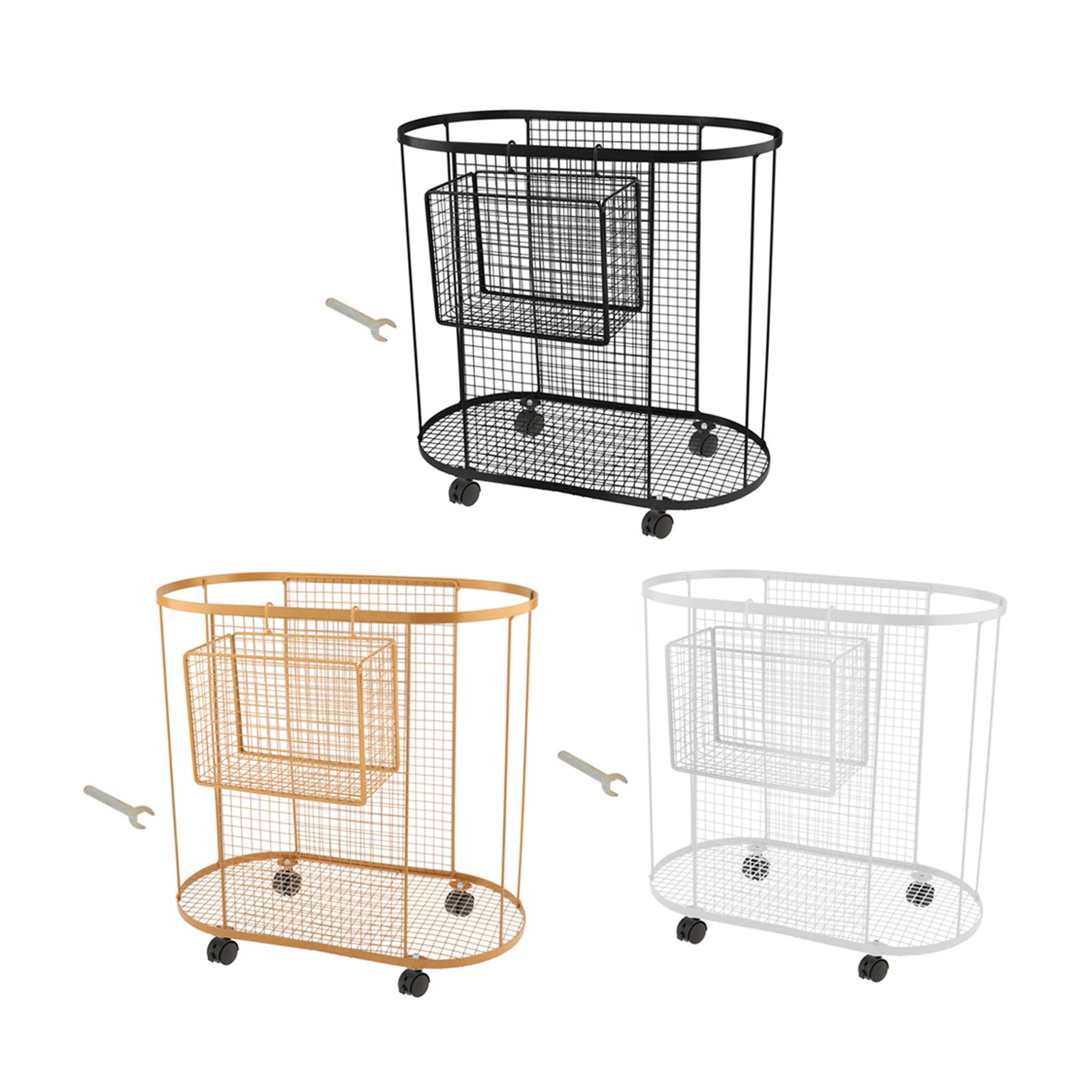 Metal Gym Organizer with Wheel - Home Gym Yoga Mat Storage 评论和价格