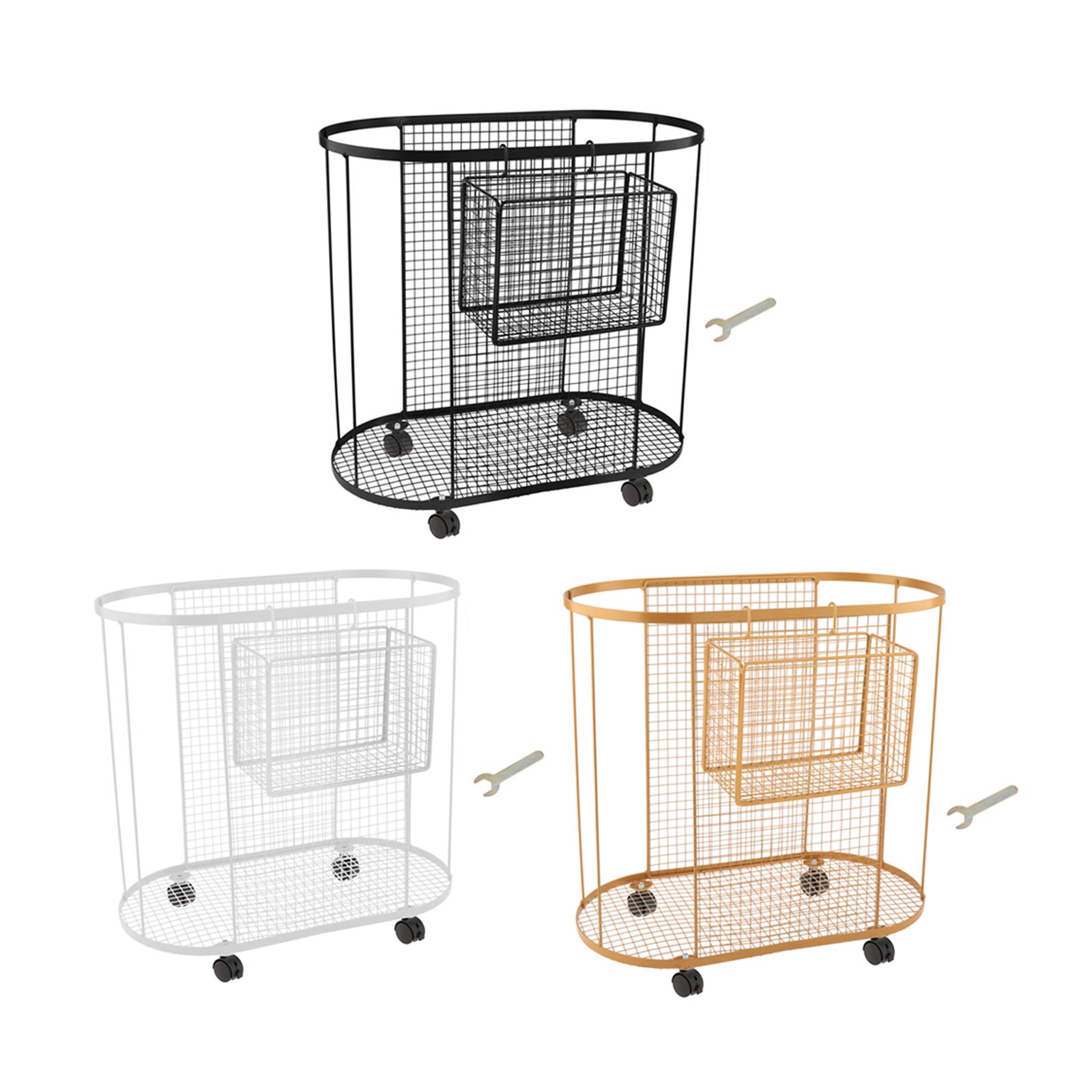 Metal Gym Organizer with Wheel - Home Gym Yoga Mat Storage 评论和价格