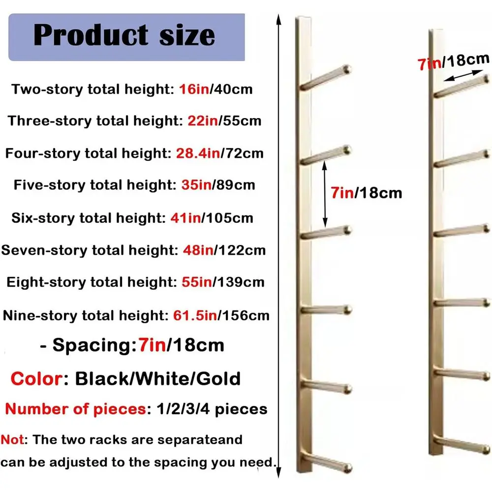 Wall-Mounted Metal Gym Rack fo - Home Gym Yoga Mat Storage 评论和价格