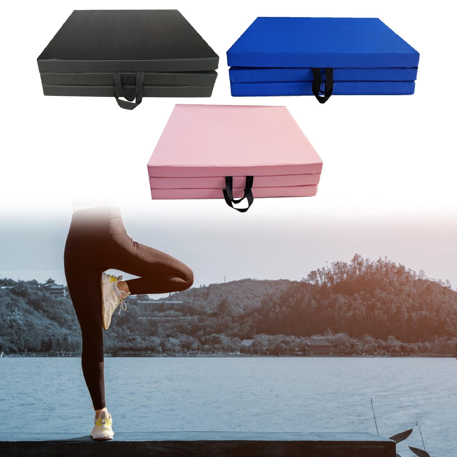 Fitness Mat Foldable Stretch P - Gymnastics Mat Thick 评论和价格