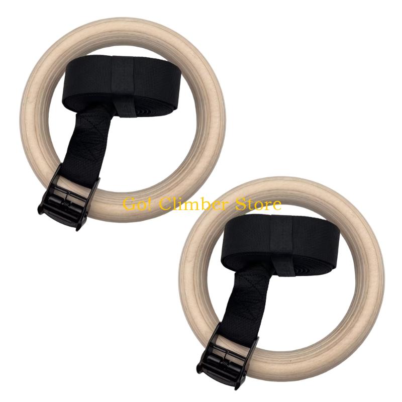 Q84C Adjustable Wood Gymnastic - Gymnastic Rings Wooden 评论和价格