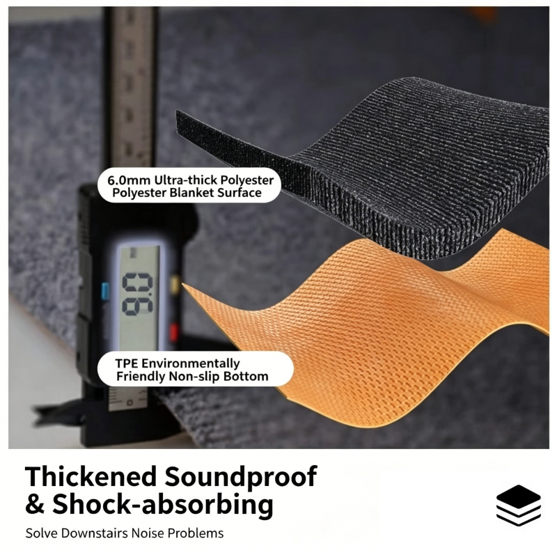 Heavy-Duty Sound Absorbing Rug - Home Gym On Carpet 评论和价格
