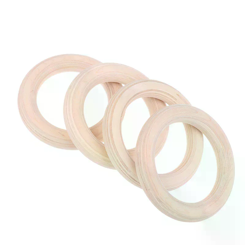 2Pcs Wooden Ring Portable Cros - Gymnastic Rings Wooden 评论和价格
