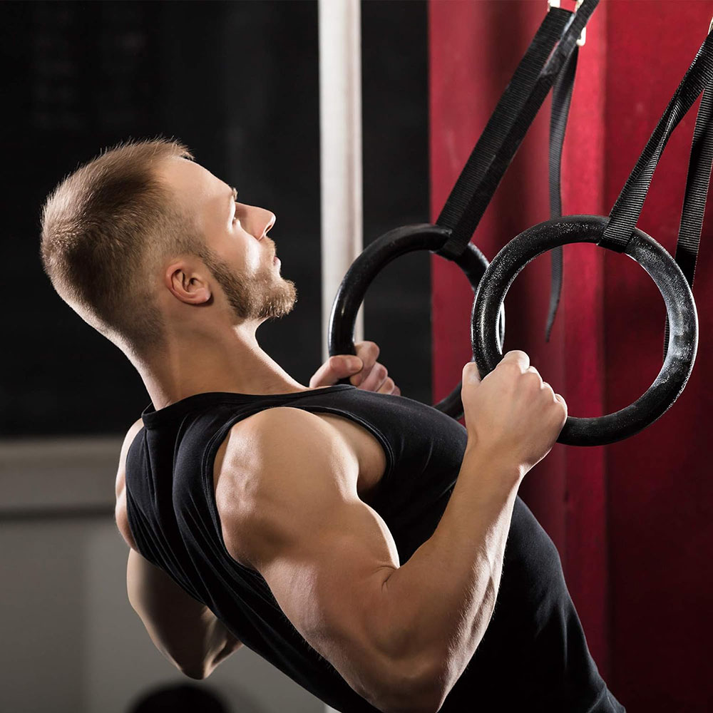Fitness Training Gymnastic Rin - Gymnastic Rings Wooden 评论和价格