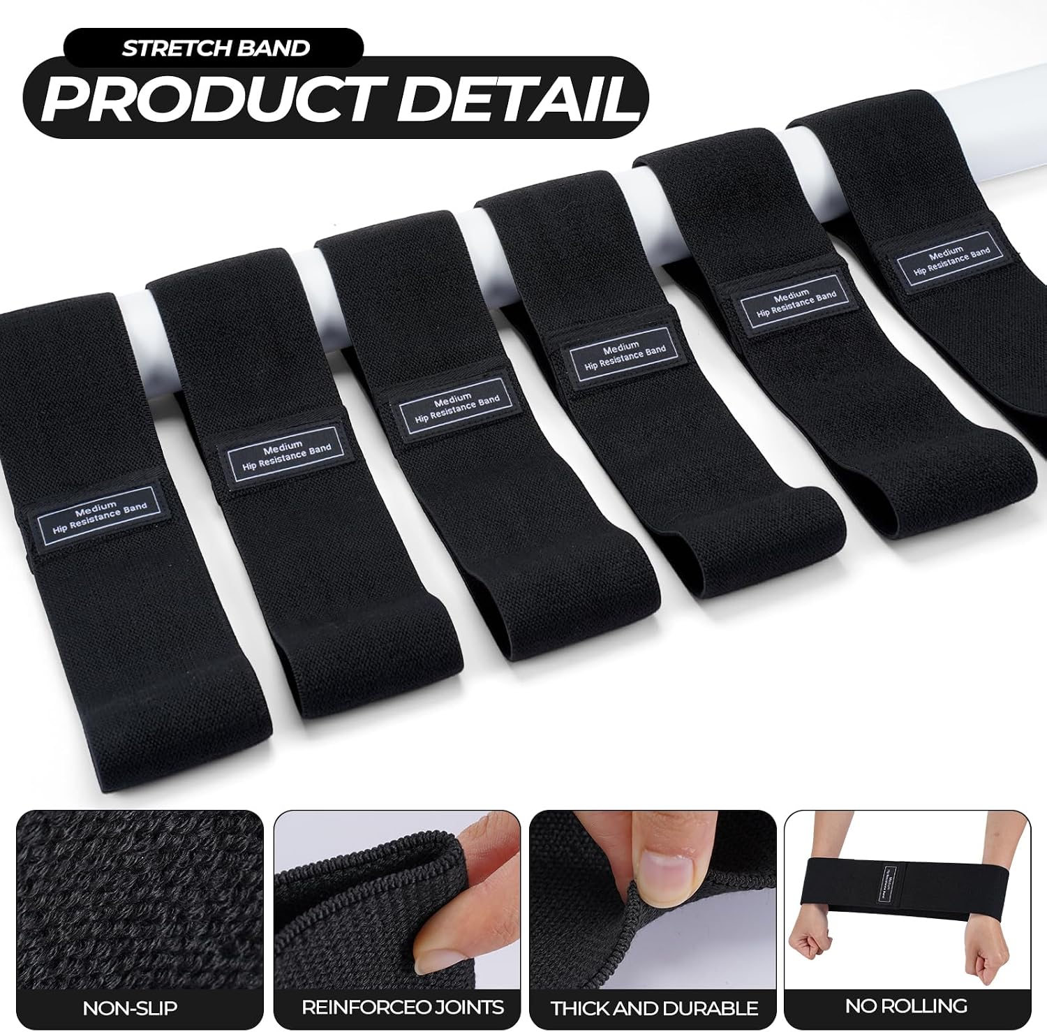 18 Pcs Pilates Ring And Ball S - Resistance Loop Mini Band 评论和价格