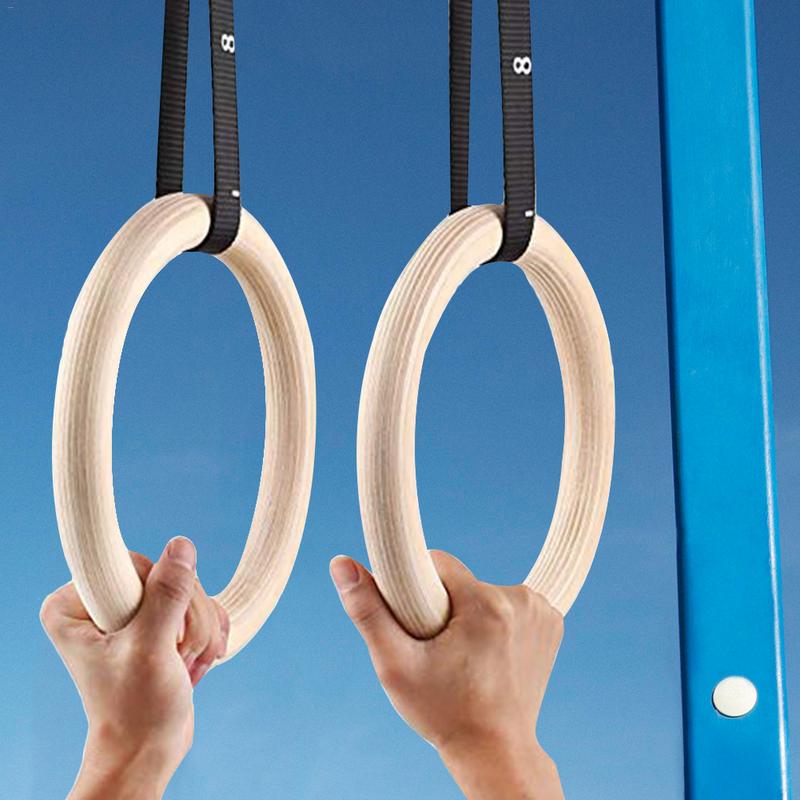 1 Piece Birch Wood Gymnastic R - Gymnastic Rings Wooden 评论和价格