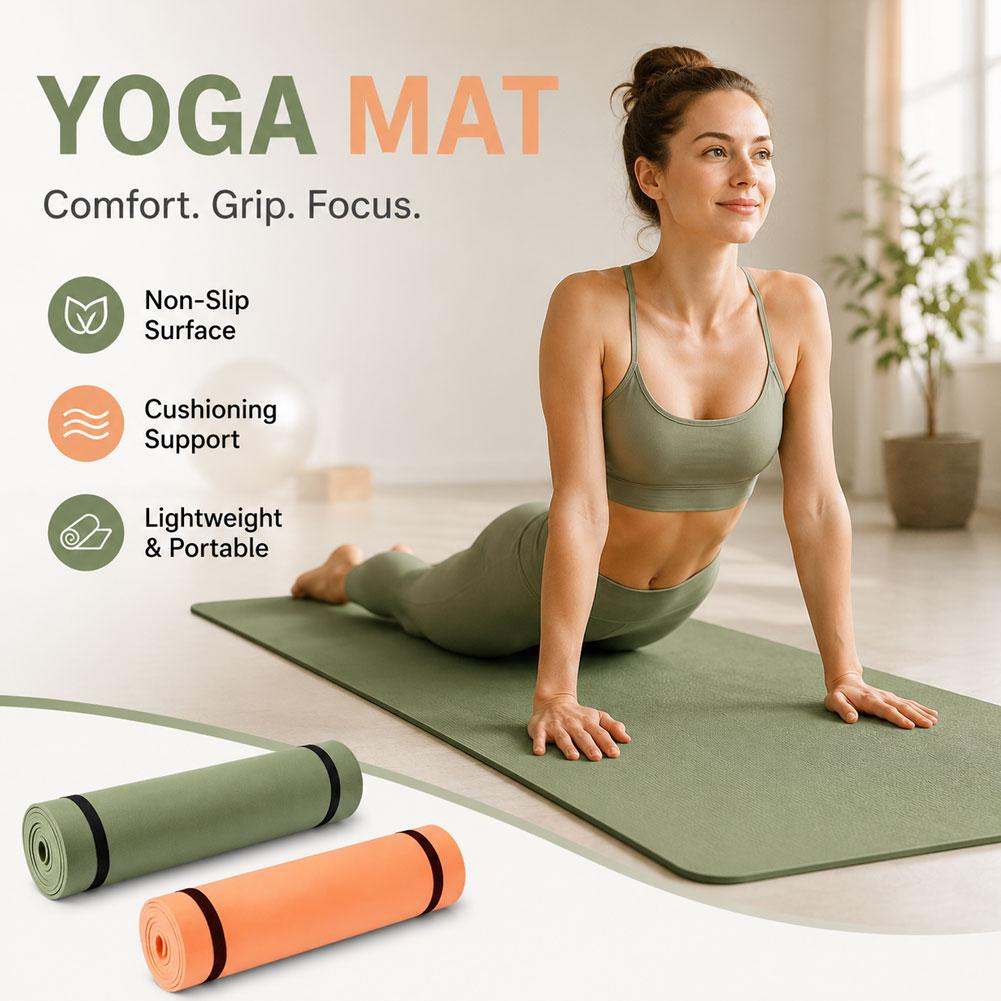Thick Yoga Mat Anti-skid Sport - Gymnastics Mat Thick 评论和价格