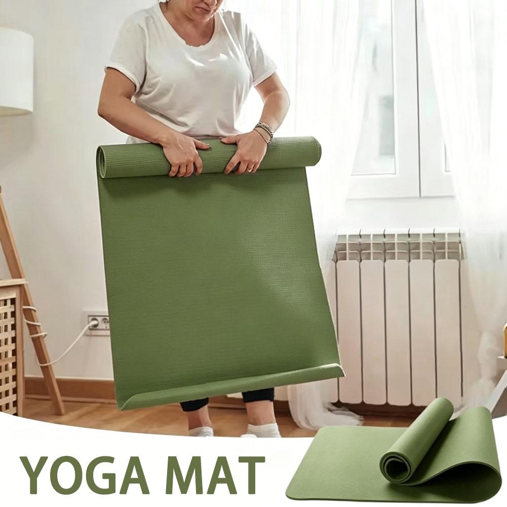 1/2Pcs Thick Yoga Mat Anti-ski - Gymnastics Mat Thick 评论和价格