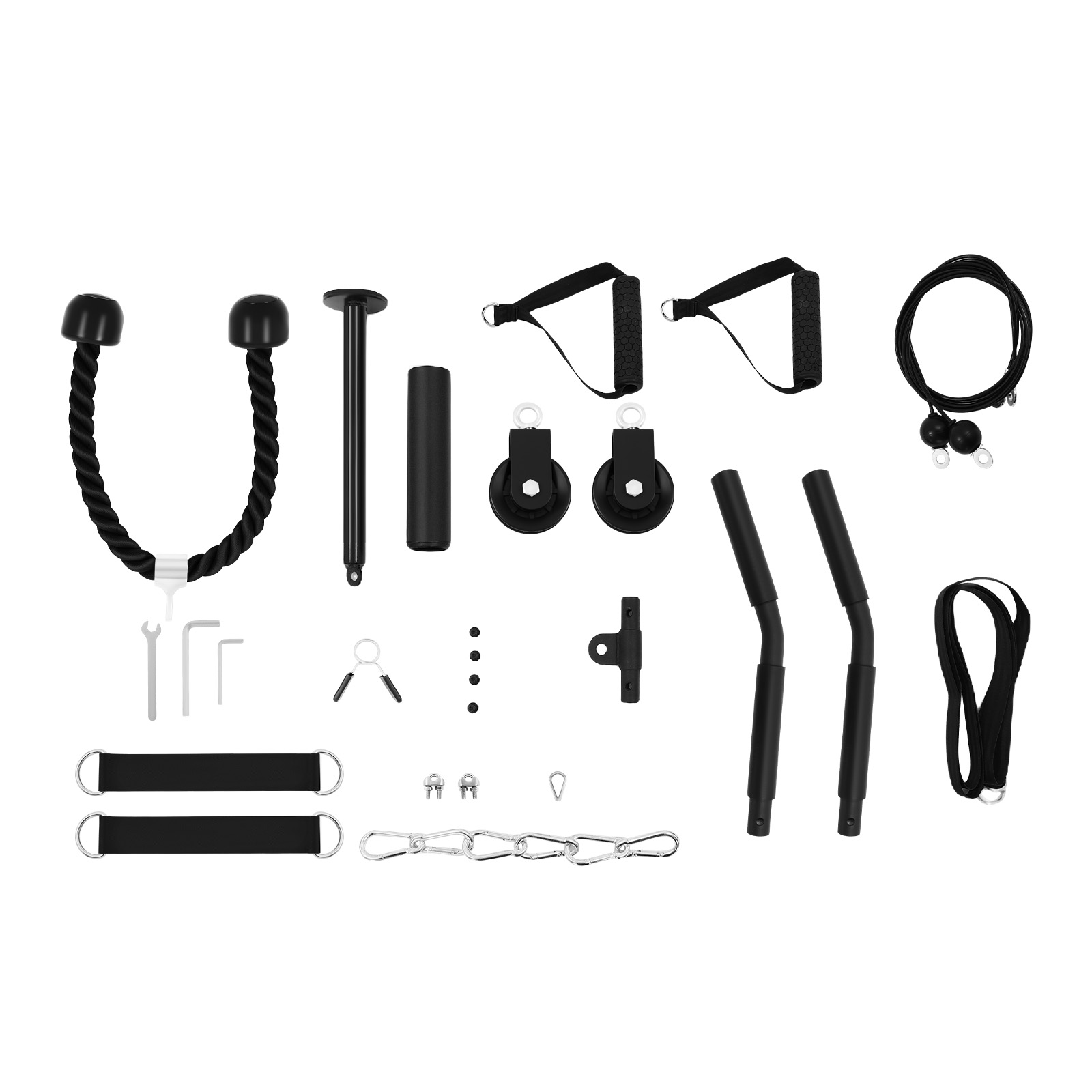 120kg Cable Pull Fitness Syste - Home Gym Cable Pulley System 评论和价格