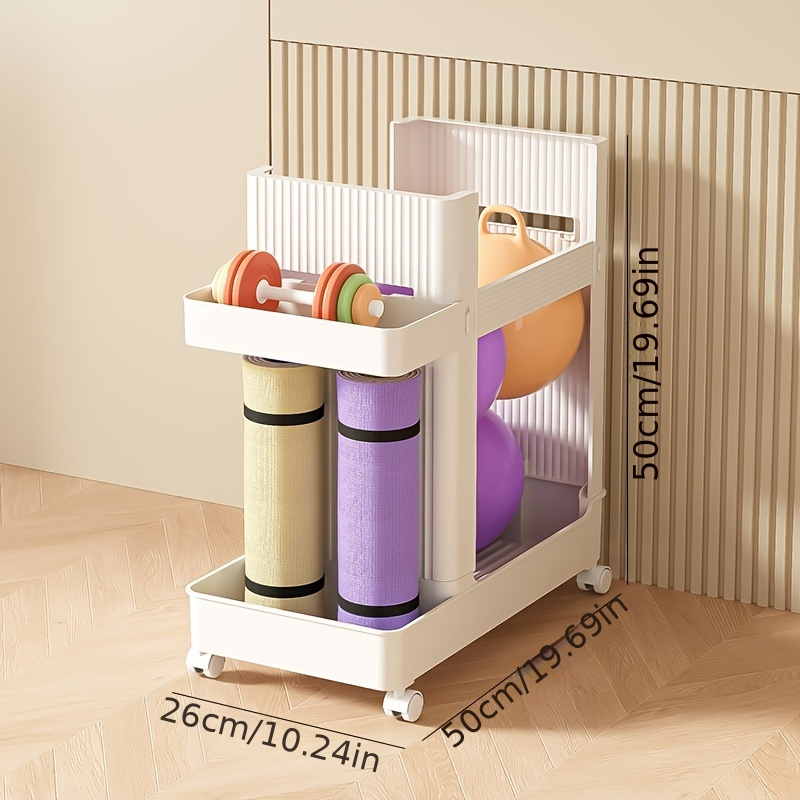 Vertical Fitness Equipment Sto - Home Gym Yoga Mat Storage 评论和价格