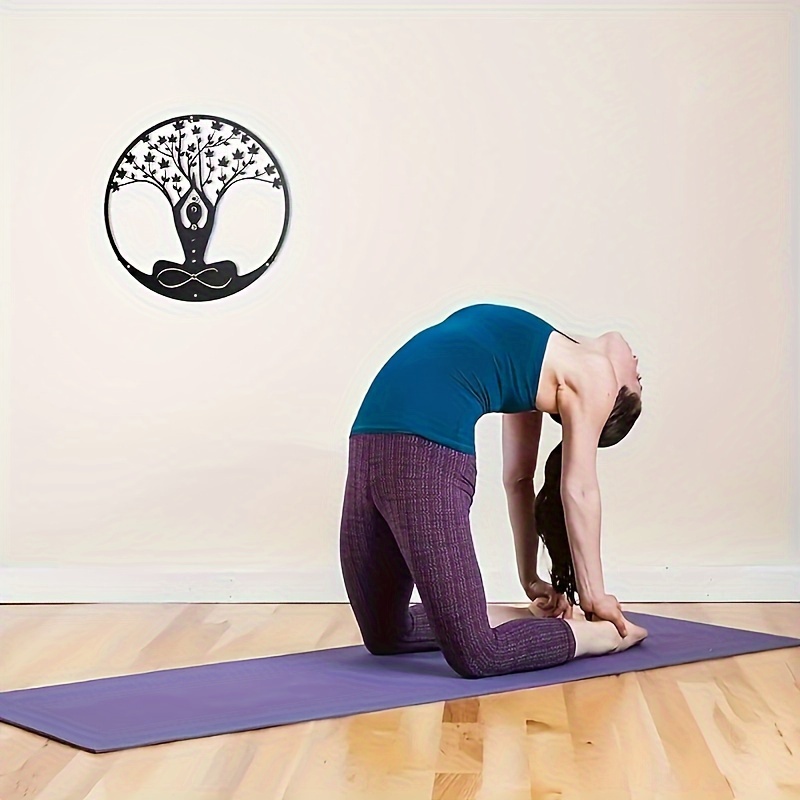 Yoga Meditation Metal Wall Dec - Home Gym Zen 评论和价格