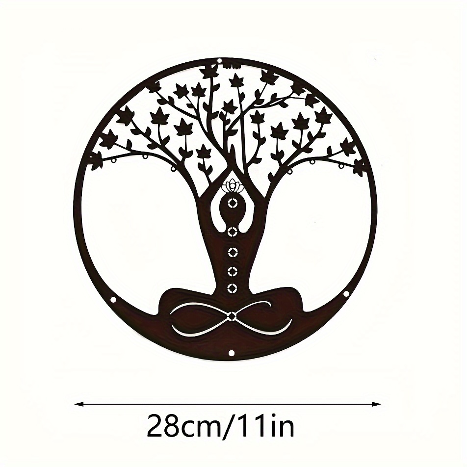 Yoga Meditation Metal Wall Dec - Home Gym Zen 评论和价格