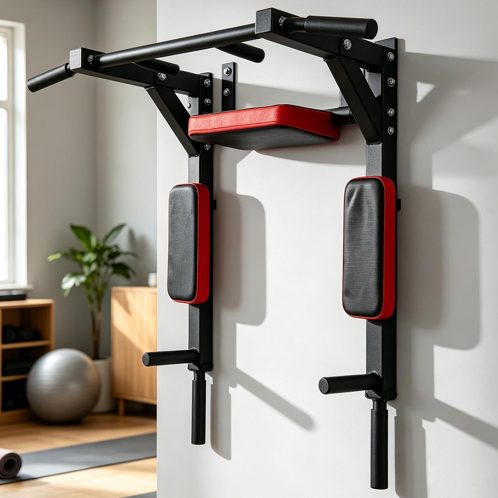 Wall-Mounted Pull-up Bar Fitne - Home Gym Pull Up 评论和价格